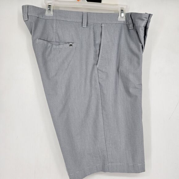 Travis Mathew Shorts Mens 38 Striped Performance Golf Stretch Casual Lightweight - Picture 9 of 12